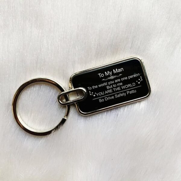 Laser Engraved Keychain - Image 2
