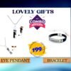 Eye Pendant + Bracelet Combo